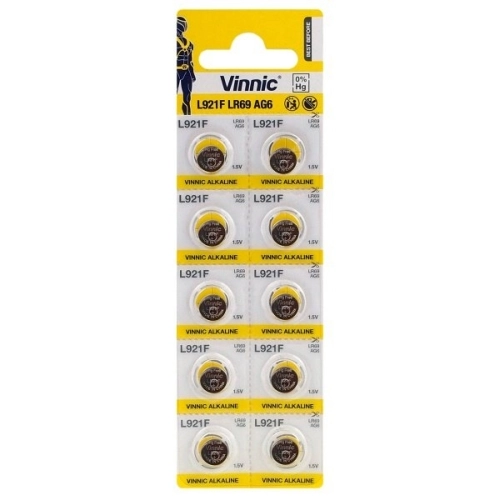 Vinnic AG6-10BB in a blister pack